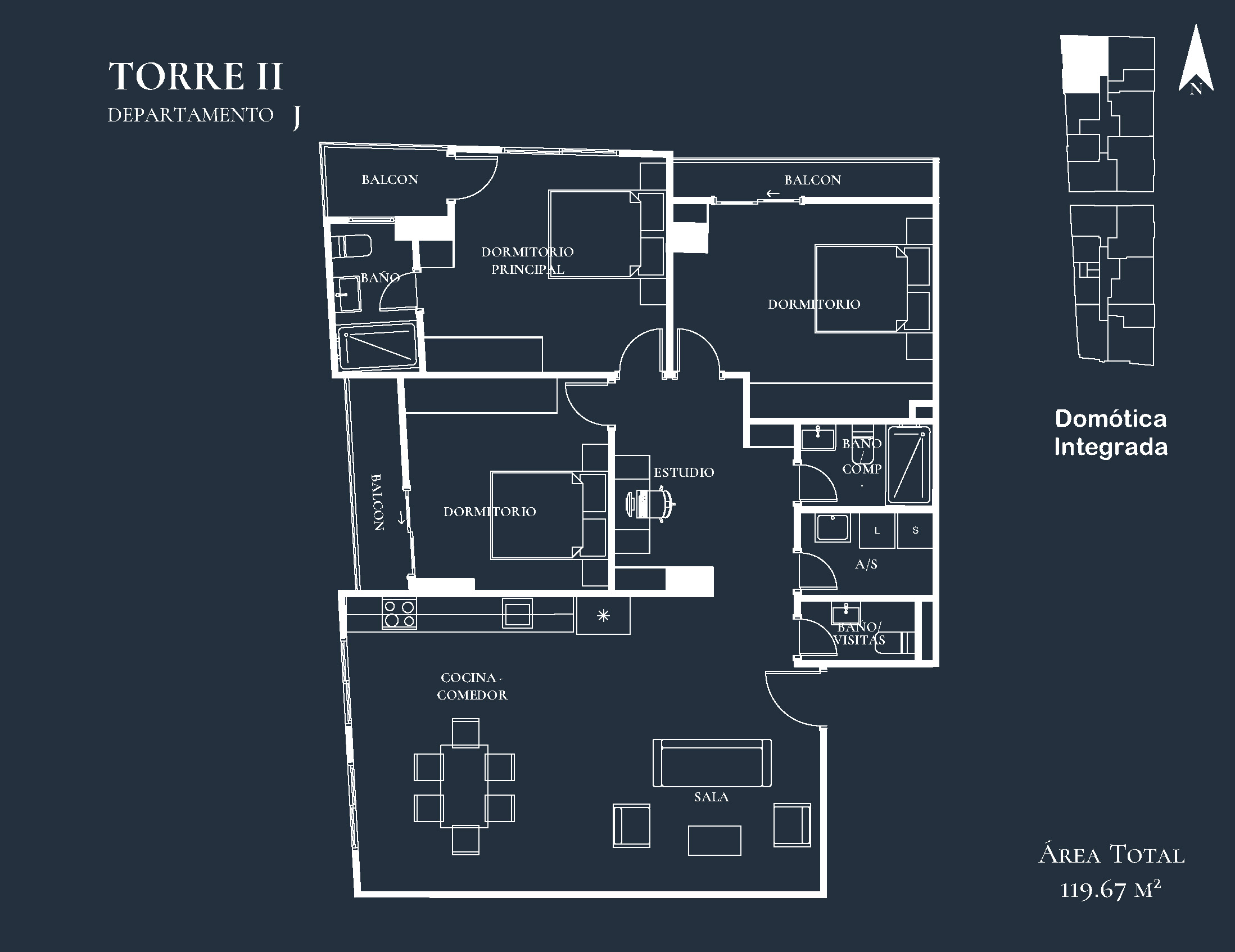 Home Plano J - Torre II