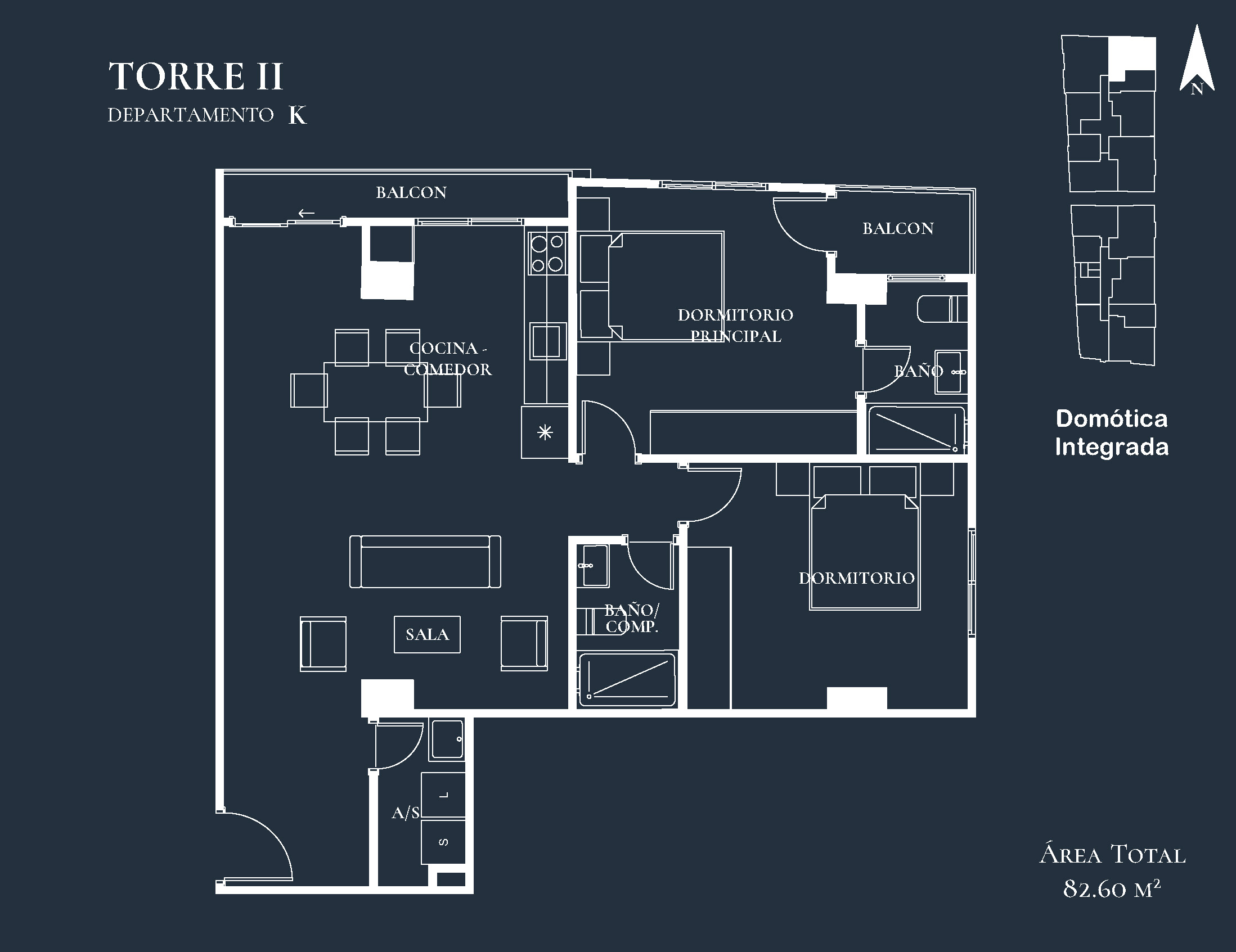 Home Plano K - Torre II