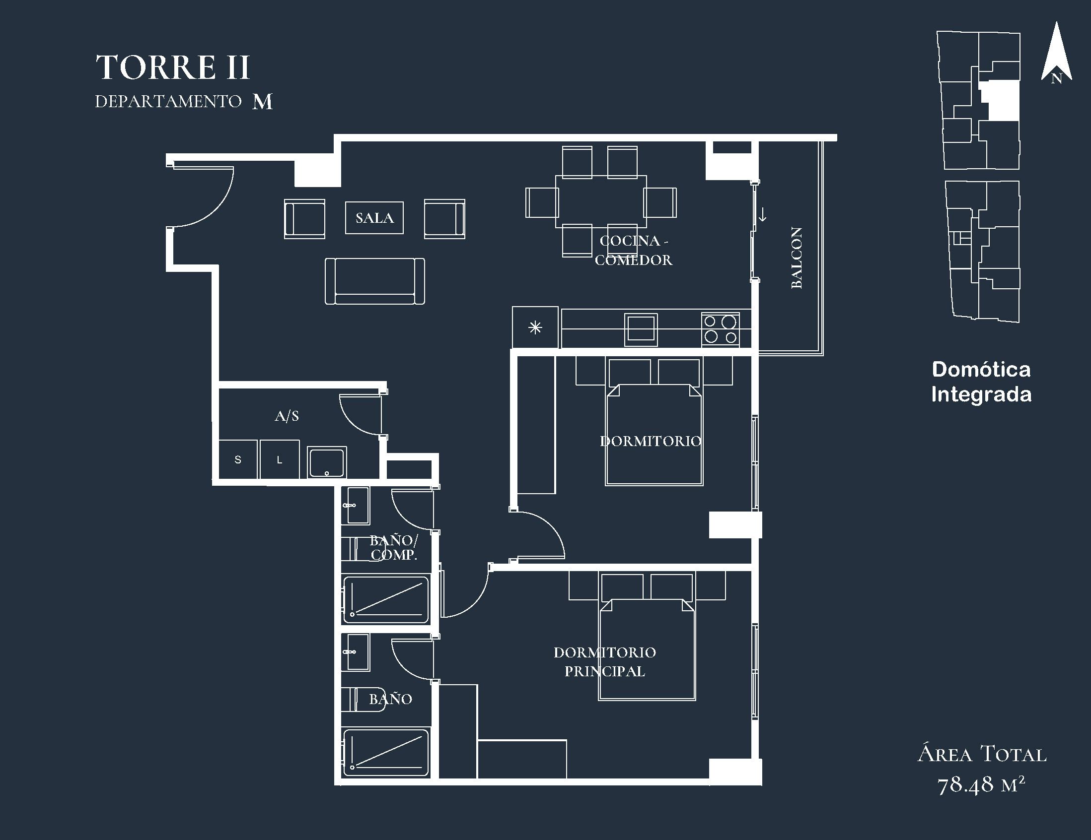 Home Plano M - Torre II